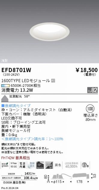 EFD8701W