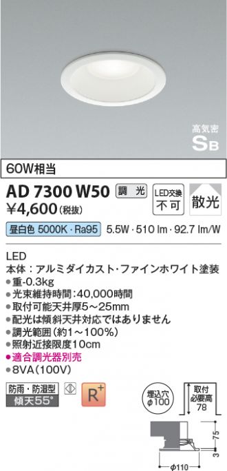 KAD7300W50