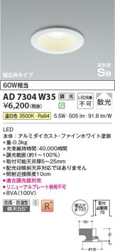 AD7304W35