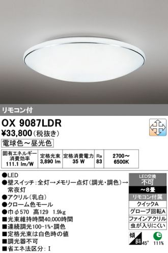 OX9087LDR